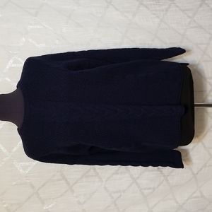 Madewell Sweater Blue Cable Knit Womens Size Small